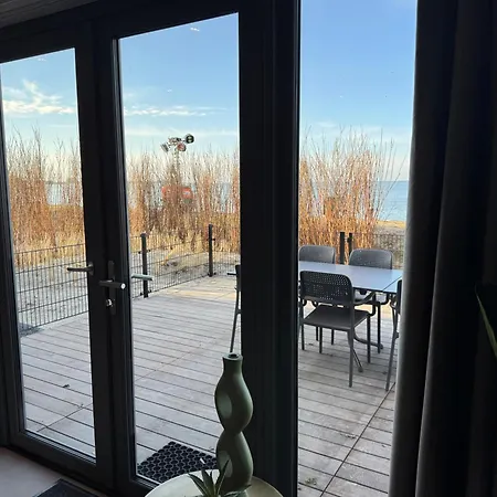 Enkhuizer Beachhouse Panoramadeck Mit Zaun Nr 415 Tatil Evi *
